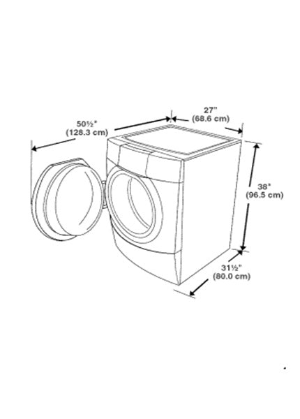 Forro para SECADORA carga FRONTAL Whirlpool (2022)